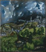 El Greco View of Toledo oil painting picture wholesale